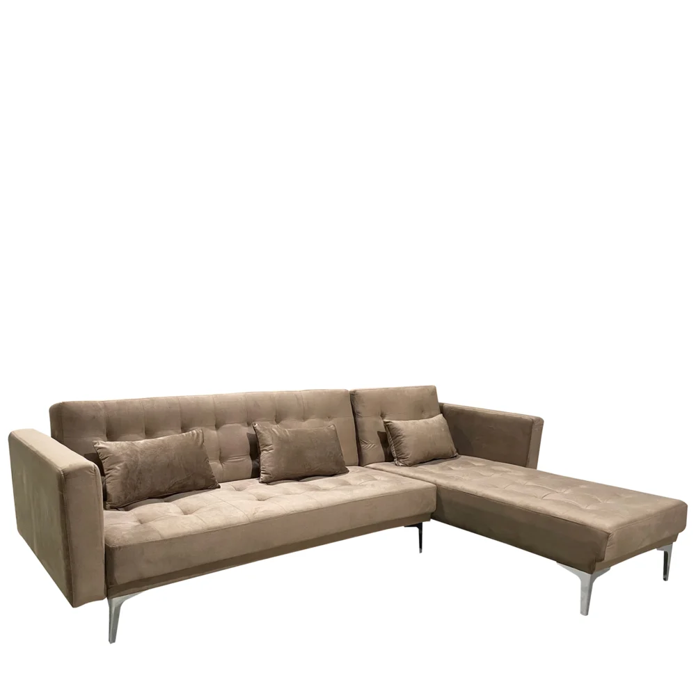 Καναπές Κρεβάτι Γωνιακός ArteLibre ARION Καφέ Ύφασμα 244x162x84cm Καναπές Κρεβάτι Γωνιακός ArteLibre ARION Καφέ Ύφασμα 244x162x84cm