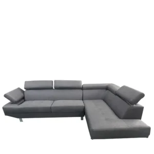 Καναπές Γωνιακός ArteLibre MASAL Γκρι Ύφασμα 280x185x85cm - Image 2