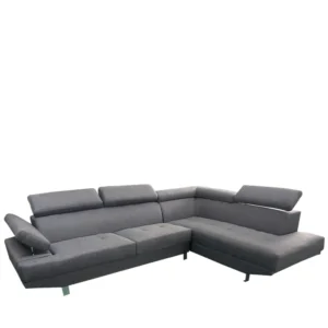 Καναπές Γωνιακός ArteLibre MASAL Γκρι Ύφασμα 280x185x85cm - Image 3