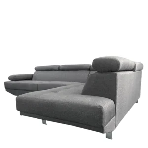 Καναπές Γωνιακός ArteLibre MASAL Γκρι Ύφασμα 280x185x85cm - Image 4