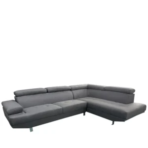 Καναπές Γωνιακός ArteLibre MASAL Γκρι Ύφασμα 280x185x85cm