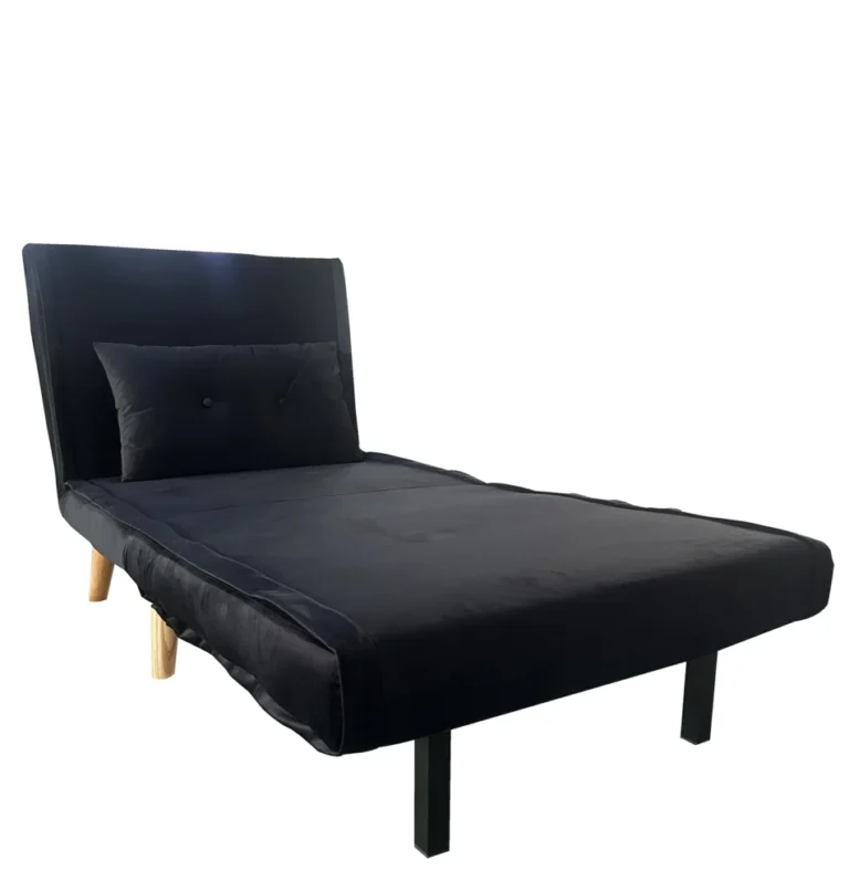 Πολυθρόνα ArteLibre ALFHARD Μαύρο Ύφασμα 77x80x79cm - Image 2