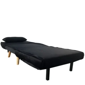 Πολυθρόνα ArteLibre ALFHARD Μαύρο Ύφασμα 77x80x79cm - Image 3