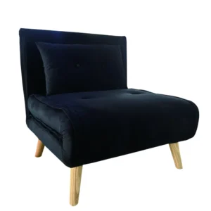 Πολυθρόνα ArteLibre ALFHARD Μαύρο Ύφασμα 77x80x79cm