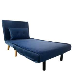 Πολυθρόνα ArteLibre ALFHARD Μπλε Ύφασμα 77x80x79cm - Image 2