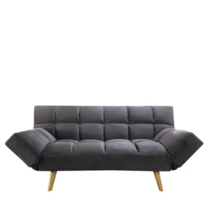 Καναπές Κρεβάτι Τριθέσιος ArteLibre ELVINA Γκρι Ύφασμα 182x82x88cm