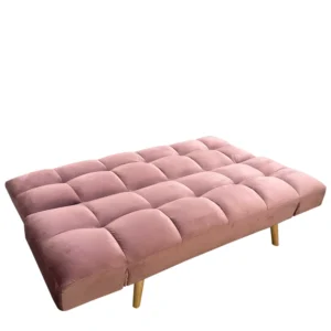 Καναπές Κρεβάτι Τριθέσιος ArteLibre ELVINA Σάπιο Μήλο Ύφασμα 182x82x88cm - Image 4