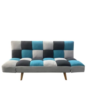 Καναπές Κρεβάτι Τριθέσιος ArteLibre ELVINA Πολύχρωμο Ύφασμα 182x82x88cm - Image 2