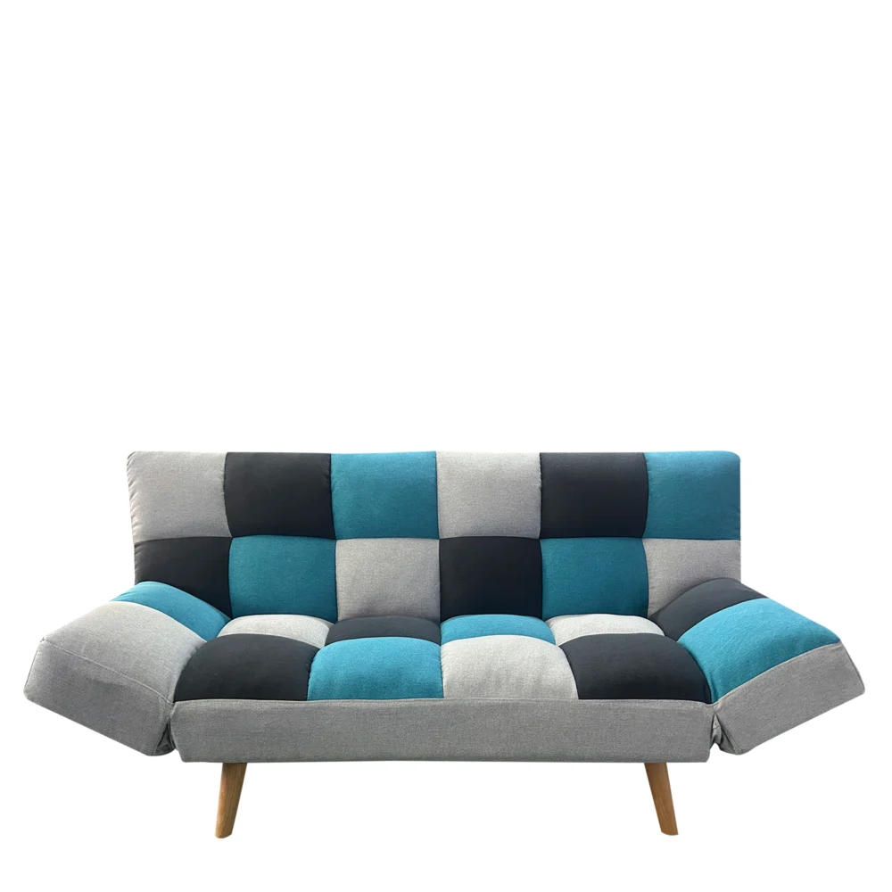 Καναπές Κρεβάτι Τριθέσιος ArteLibre ELVINA Πολύχρωμο Ύφασμα 182x82x88cm Καναπές Κρεβάτι Τριθέσιος ArteLibre ELVINA Πολύχρωμο Ύφασμα 182x82x88cm