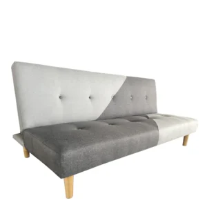 Καναπές Κρεβάτι Τριθέσιος ArteLibre NERISSA Αποχρώσεις Γκρι Ύφασμα 178x87x78cm - Image 2