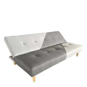 Καναπές Κρεβάτι Τριθέσιος ArteLibre NERISSA Αποχρώσεις Γκρι Ύφασμα 178x87x78cm - Image 3