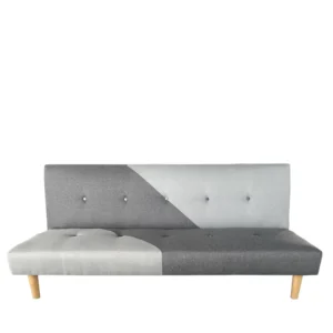 Καναπές Κρεβάτι Τριθέσιος ArteLibre NERISSA Αποχρώσεις Γκρι Ύφασμα 178x87x78cm
