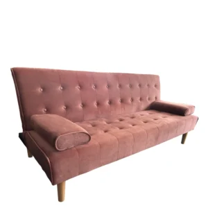 Καναπές Κρεβάτι Τριθέσιος ArteLibre ELFREDA Σάπιο Μήλο Ύφασμα 188x83x83cm - Image 2