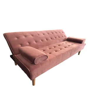 Καναπές Κρεβάτι Τριθέσιος ArteLibre ELFREDA Σάπιο Μήλο Ύφασμα 188x83x83cm - Image 3