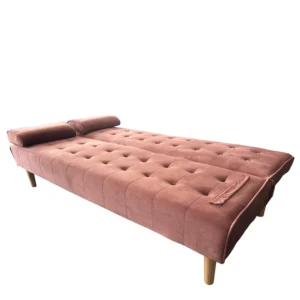 Καναπές Κρεβάτι Τριθέσιος ArteLibre ELFREDA Σάπιο Μήλο Ύφασμα 188x83x83cm - Image 4