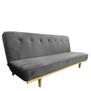 Καναπές Κρεβάτι Τριθέσιος ArteLibre CELESTE Γκρι Ύφασμα 193x85x88cm - Image 2