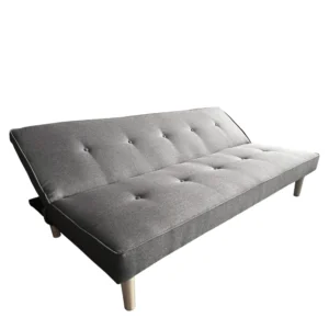 Καναπές Κρεβάτι Τριθέσιος ArteLibre MARILINA Γκρι Ύφασμα 181x86x75cm - Image 3