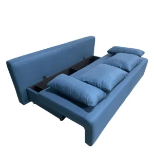 Καναπές Κρεβάτι Τριθέσιος ArteLibre URBAN LOUNGE 3S Μπλε Ύφασμα 194x93x72cm - Image 4