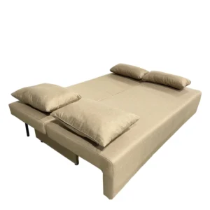 Καναπές Κρεβάτι Τριθέσιος ArteLibre URBAN LOUNGE 3S Ανοιχτό Καφέ Ύφασμα 194x93x72cm - Image 3