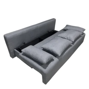Καναπές Κρεβάτι Τριθέσιος ArteLibre URBAN LOUNGE 3S Γκρι Ύφασμα 194x93x72cm - Image 4