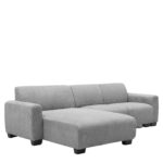 Καναπές Γωνιακός Αναστρέψιμος ArteLibre TRIANA Γκρι Ύφασμα 287x161x71cm - Image 2