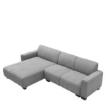 Καναπές Γωνιακός Αναστρέψιμος ArteLibre TRIANA Γκρι Ύφασμα 287x161x71cm - Image 4