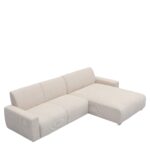 Καναπές Γωνιακός Αναστρέψιμος ArteLibre TRIANA Μπεζ Ύφασμα 287x161x71cm - Image 3