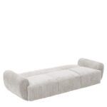 Καναπές Κρεβάτι Τριθέσιος ArteLibre SCULPTA Μπεζ Ύφασμα 234x88x75cm - Image 3