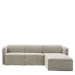 Καναπές Γωνιακός Αναστρέψιμος ArteLibre MAFFEI Μπεζ Ύφασμα 268x163x76cm