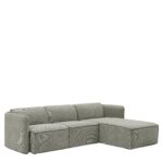 Καναπές Γωνιακός Αναστρέψιμος ArteLibre MAFFEI Γκρι Ύφασμα 268x163x76cm - Image 2