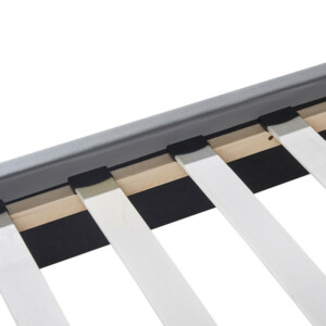 Κρεβάτι ArteLibre AZALEA Γκρι PU 213x131x88cm (Στρώμα 120x200cm) - Image 7