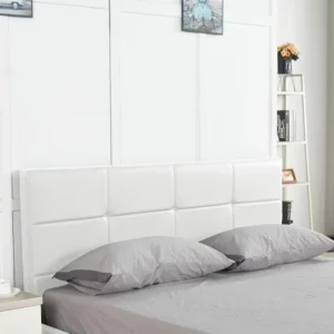 Κρεβάτι ArteLibre ANEMONE Λευκό PU Με Αποθηκευτικό Χώρο 217.5x170.5x100cm (Στρώμα 160x200cm) - Image 6