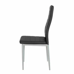 Καρέκλα ArteLibre ROSE Μαύρο PVC 53x39x96cm - Image 4