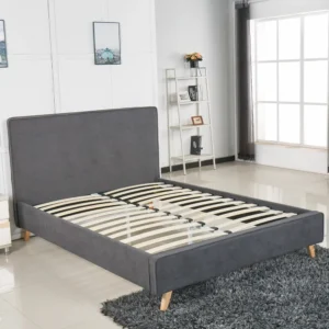 Κρεβάτι ArteLibre TULIP Σκούρο Γκρι 218x160x110cm (Στρώμα 150x200cm) - Image 4