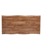 Τραπέζι Τραπεζαρίας ArteLibre AOSA Honey Maple/Μαύρο MDF/Μέταλλο 180x90x76cm - Image 5