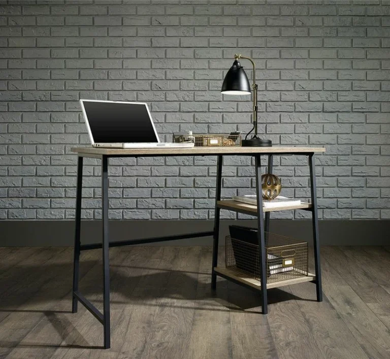 Γραφείο ArteLibre LUNARIA Ανοιχτός Δρυς 110x50x75cm - Image 2