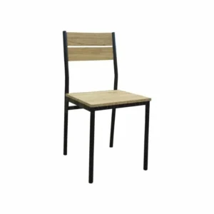 Τραπέζι Σετ (4+1) ArteLibre SERISSA Μαύρο/Μπεζ 110x70x77cm - Image 2