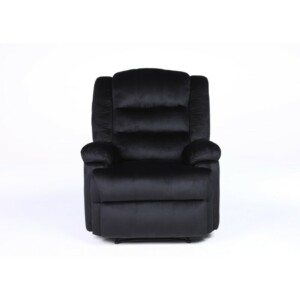 Πολυθρόνα Ανακλινόμενη ArteLibre CARINAE Μαύρο Βελούδο 93x90x100cm - Image 2