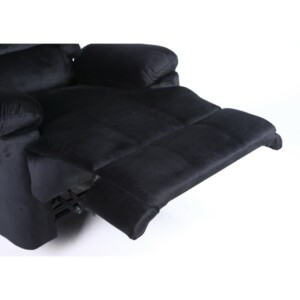 Πολυθρόνα Ανακλινόμενη ArteLibre CARINAE Μαύρο Βελούδο 93x90x100cm - Image 12