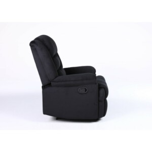 Πολυθρόνα Ανακλινόμενη ArteLibre CARINAE Μαύρο Βελούδο 93x90x100cm - Image 15