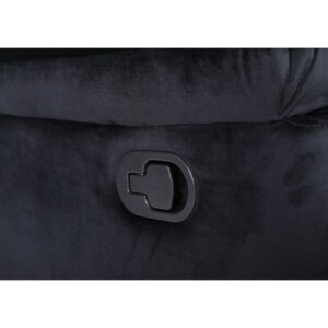 Πολυθρόνα Ανακλινόμενη ArteLibre CARINAE Μαύρο Βελούδο 93x90x100cm - Image 8