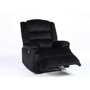 Πολυθρόνα Ανακλινόμενη ArteLibre CARINAE Μαύρο Βελούδο 93x90x100cm - Image 10