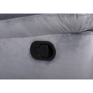 Πολυθρόνα Ανακλινόμενη ArteLibre CARINAE Γκρι Βελούδο 93x90x100cm - Image 15