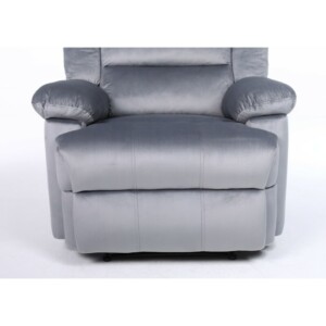 Πολυθρόνα Ανακλινόμενη ArteLibre CARINAE Γκρι Βελούδο 93x90x100cm - Image 17