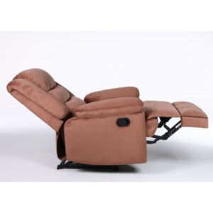 Πολυθρόνα Ανακλινόμενη ArteLibre CARINAE Καφέ Βελούδο 93x90x100cm - Image 13