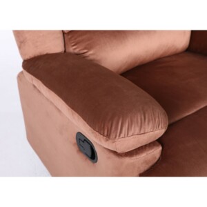 Πολυθρόνα Ανακλινόμενη ArteLibre CARINAE Καφέ Βελούδο 93x90x100cm - Image 7