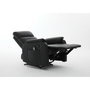 Πολυθρόνα Ανακλινόμενη ArteLibre RIGIL Με Λειτουργία Μασάζ Μαύρο PU 75x87x102cm - Image 11