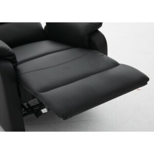 Πολυθρόνα Ανακλινόμενη ArteLibre RIGIL Με Λειτουργία Μασάζ Μαύρο PU 75x87x102cm - Image 13