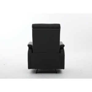 Πολυθρόνα Ανακλινόμενη ArteLibre RIGIL Με Λειτουργία Μασάζ Μαύρο PU 75x87x102cm - Image 18