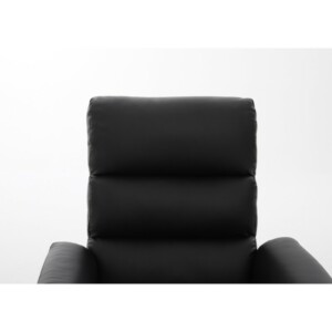 Πολυθρόνα Ανακλινόμενη ArteLibre RIGIL Με Λειτουργία Μασάζ Μαύρο PU 75x87x102cm - Image 3